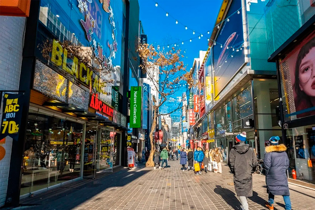 corea-sur-calle-Myeongdong